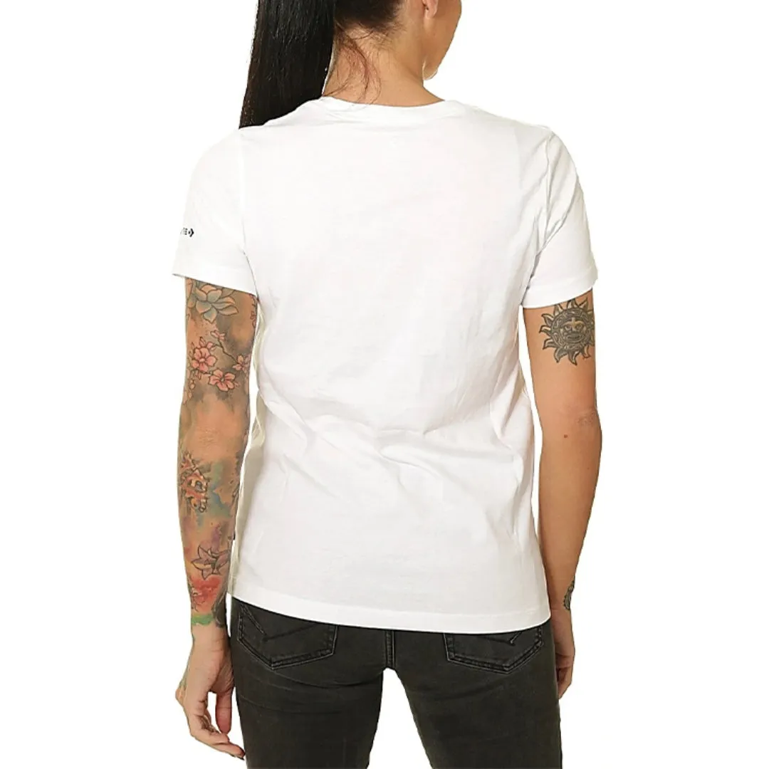 (WMNS) Converse Voltage T-Shirt 'White Black' 10017752-A02 sold by KicksCrew product image thumbnail 3