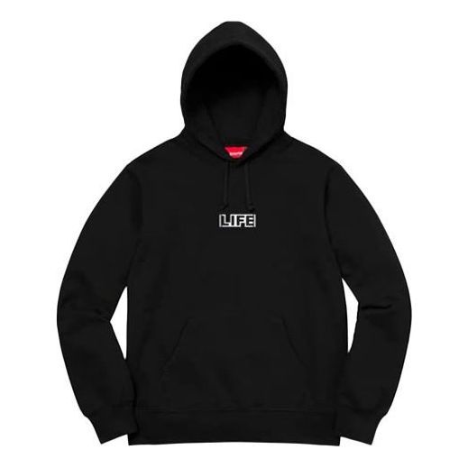 Supreme x Gilbert x George Life Hooded Sweatshirt 'Black Multi-Color' SUP-SS19-537 sold by KicksCrew