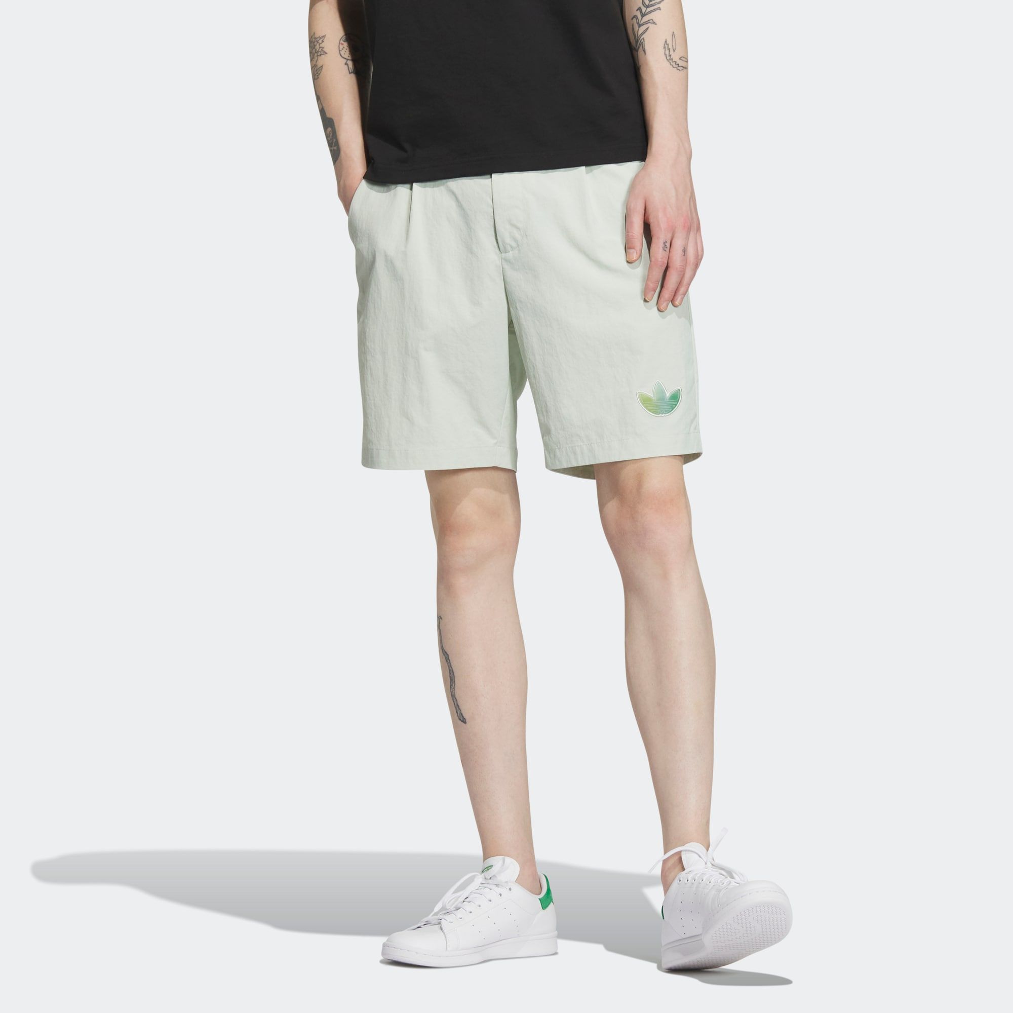 adidas originals Woven Shorts 'Linen Green' IK8680 sold by KicksCrew product image thumbnail 2
