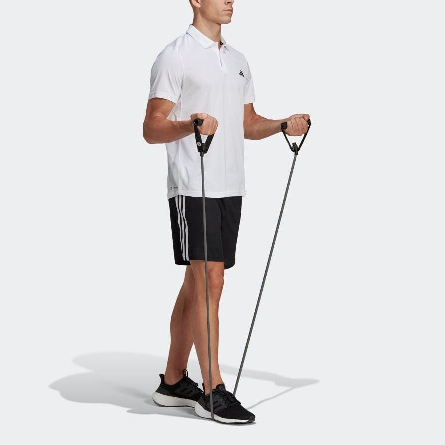 Adidas Train Essentials Training Polo Shirts 'White' IB8105 sold by KicksCrew product image thumbnail 4