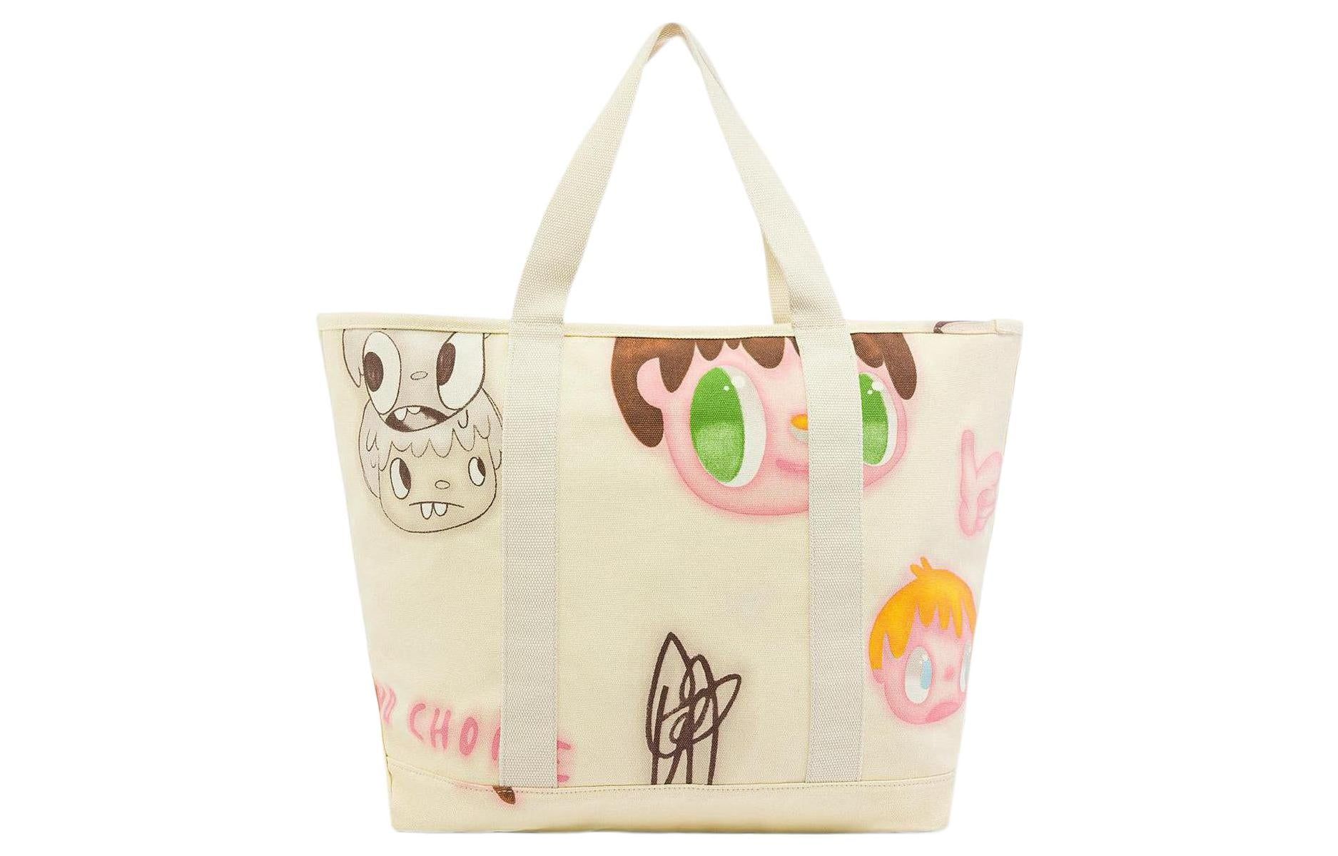 Vans x Javier Calleja Tote Bag 'White Multi-Color' VN0A5KFV3KS sold by KicksCrew product image thumbnail 2