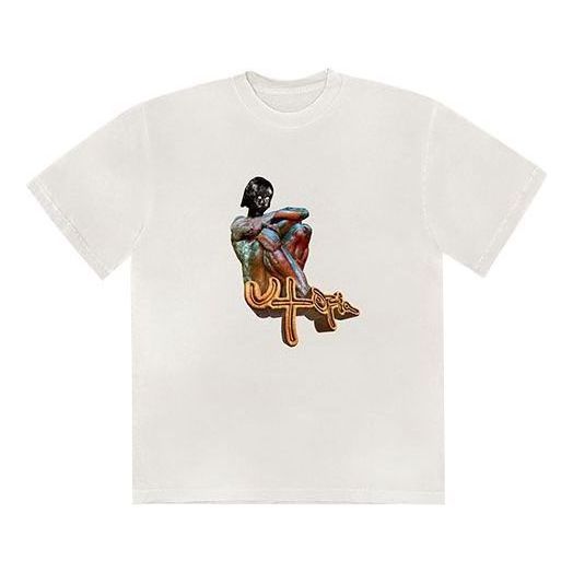 Travis Scott Utopia B1 T-Shirt 'White' TSUT-BS06 sold by KicksCrew