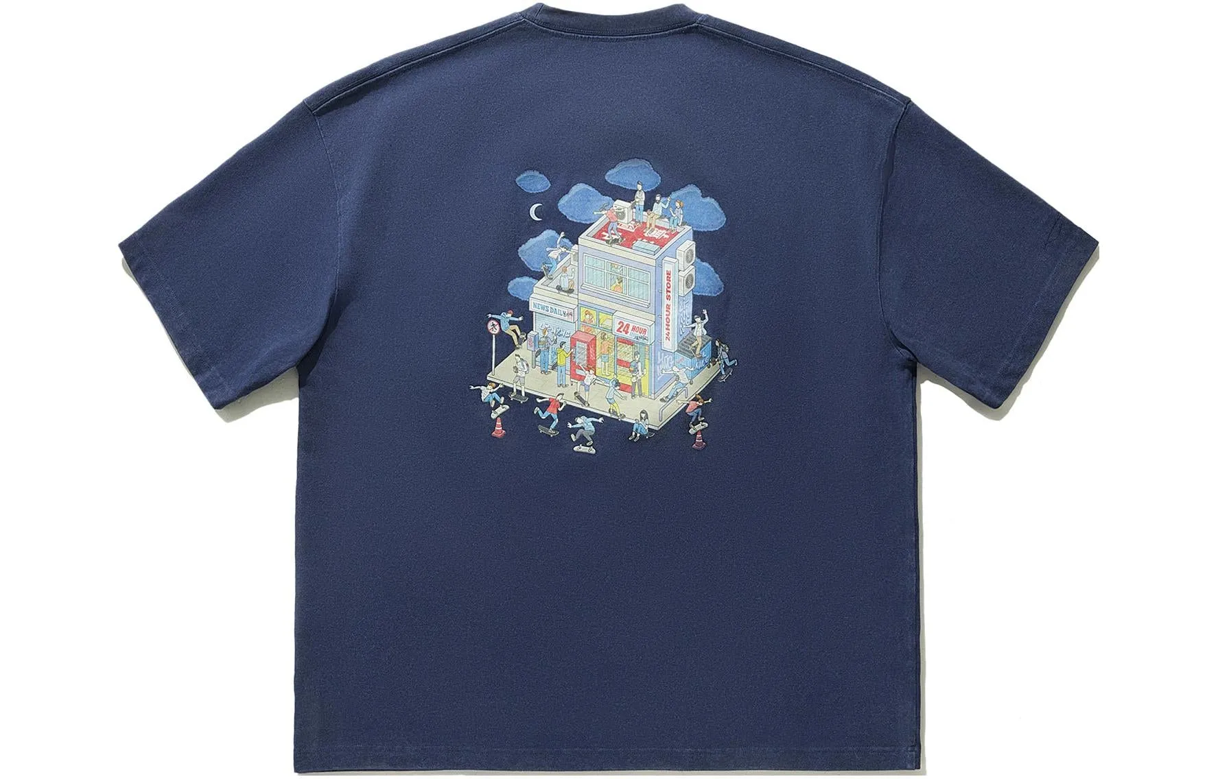 Li-Ning x Phil Hackett Graphic T-shirt 'Navy' AHSU199-4 sold by KicksCrew product image thumbnail 2