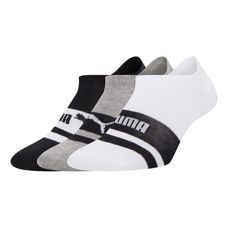 PUMA No Show 3 Pack 'White Black Grey' 935384-04 sold by KicksCrew