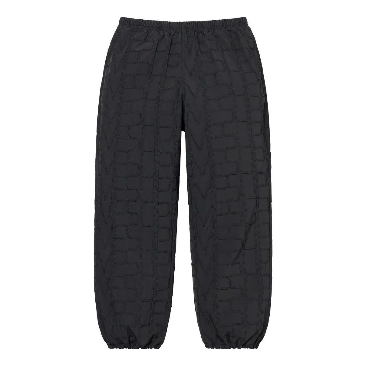 Supreme SS23 Repeat Stitch Track Pants 'Black' SUP-SS23-202 sold by KicksCrew