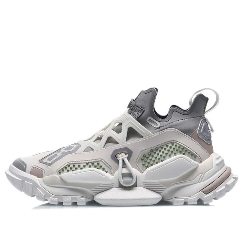 Li-Ning Reburn Ace Low 'Grey White' AGBQ102-1 sold by KicksCrew