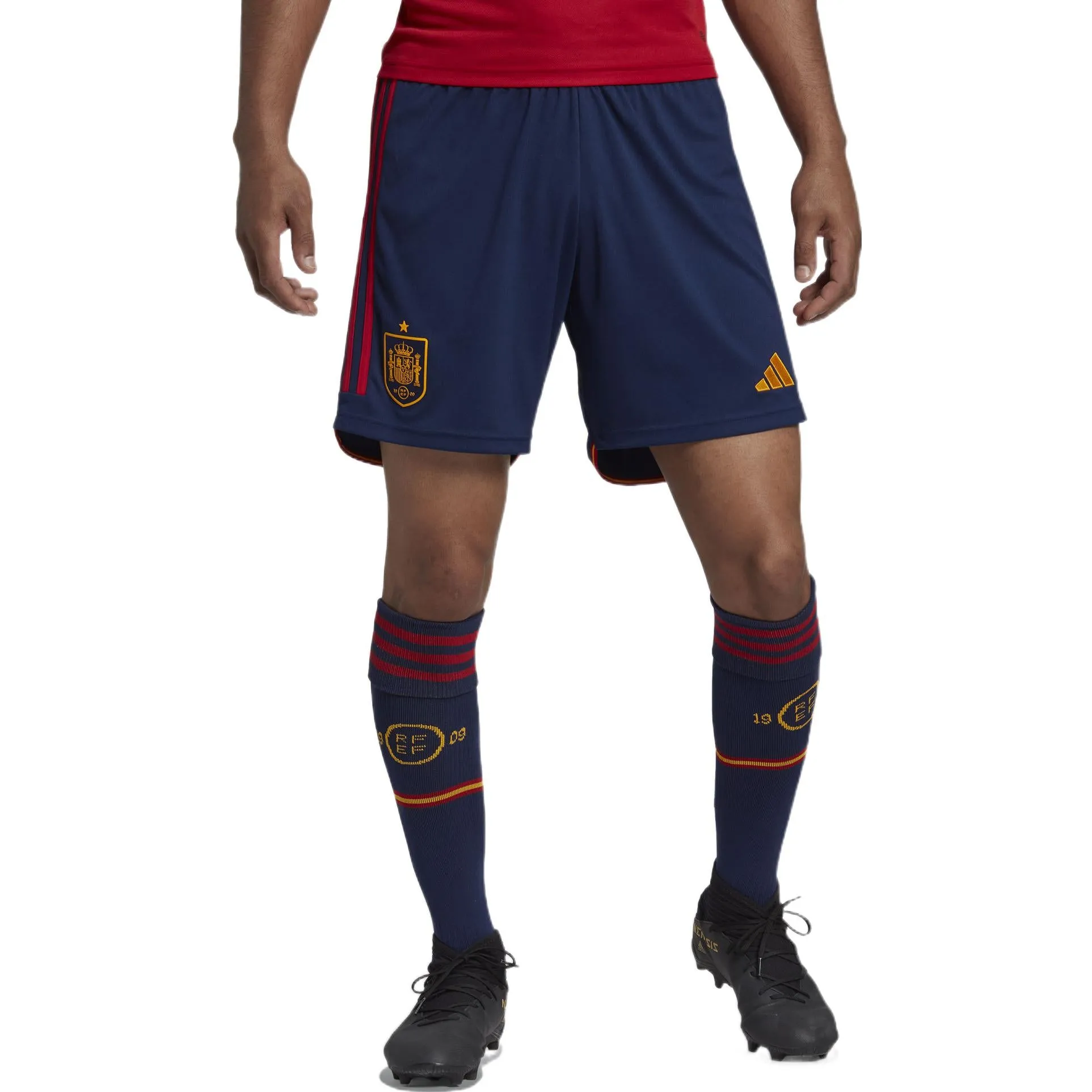 adidas Spain 2022 Home Shorts 'Navy' HE2022 sold by KicksCrew product image thumbnail 2