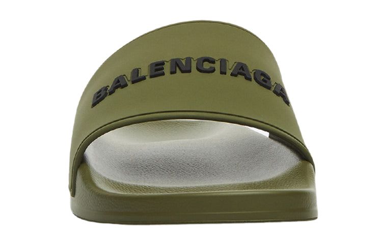 Balenciaga Pool Slides 'Green' 565826W1S803310 sold by KicksCrew product image thumbnail 3