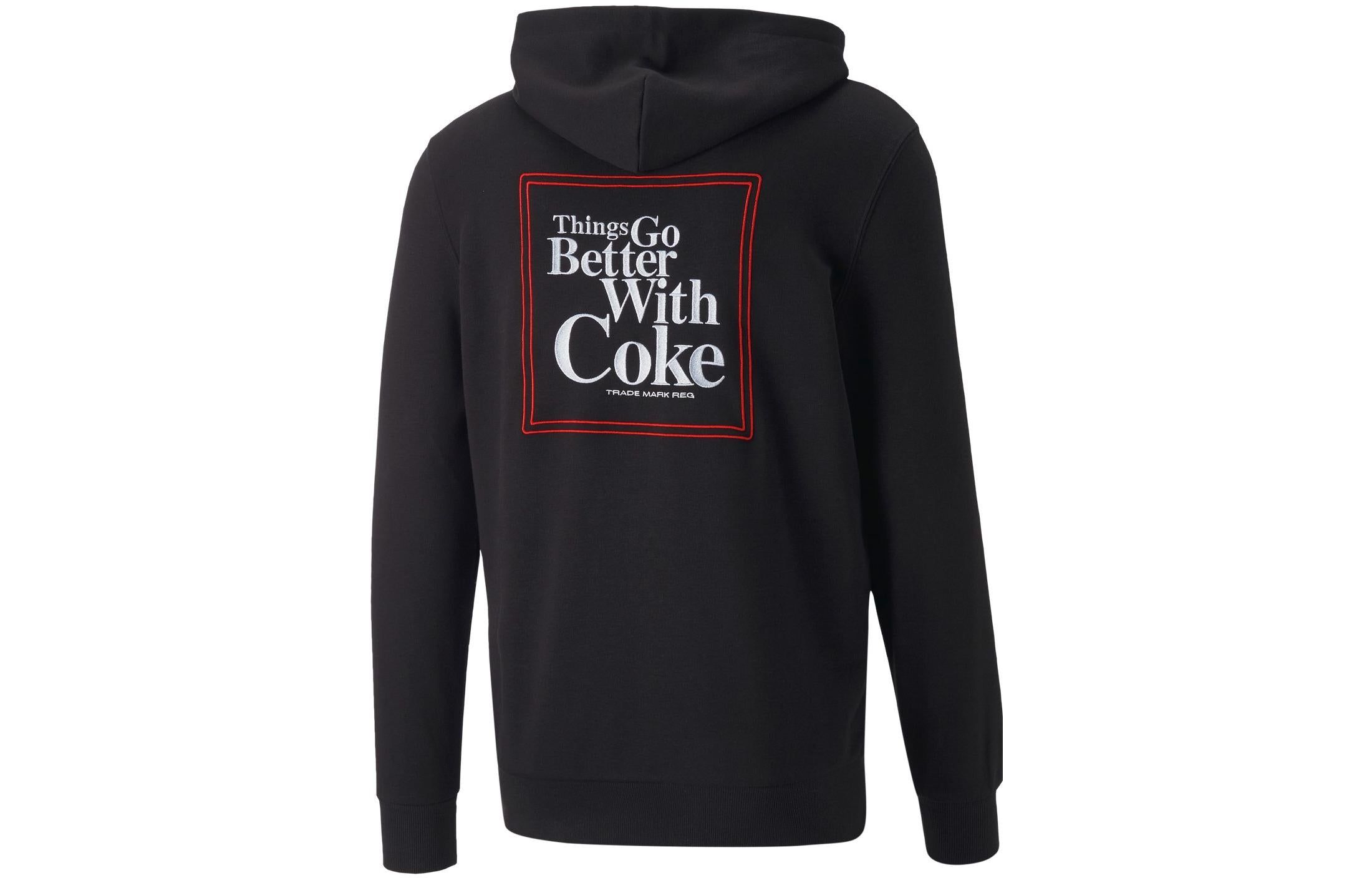 Puma X Coca Cola Hoodie 'Black' 536161-01 sold by KicksCrew product image thumbnail 2
