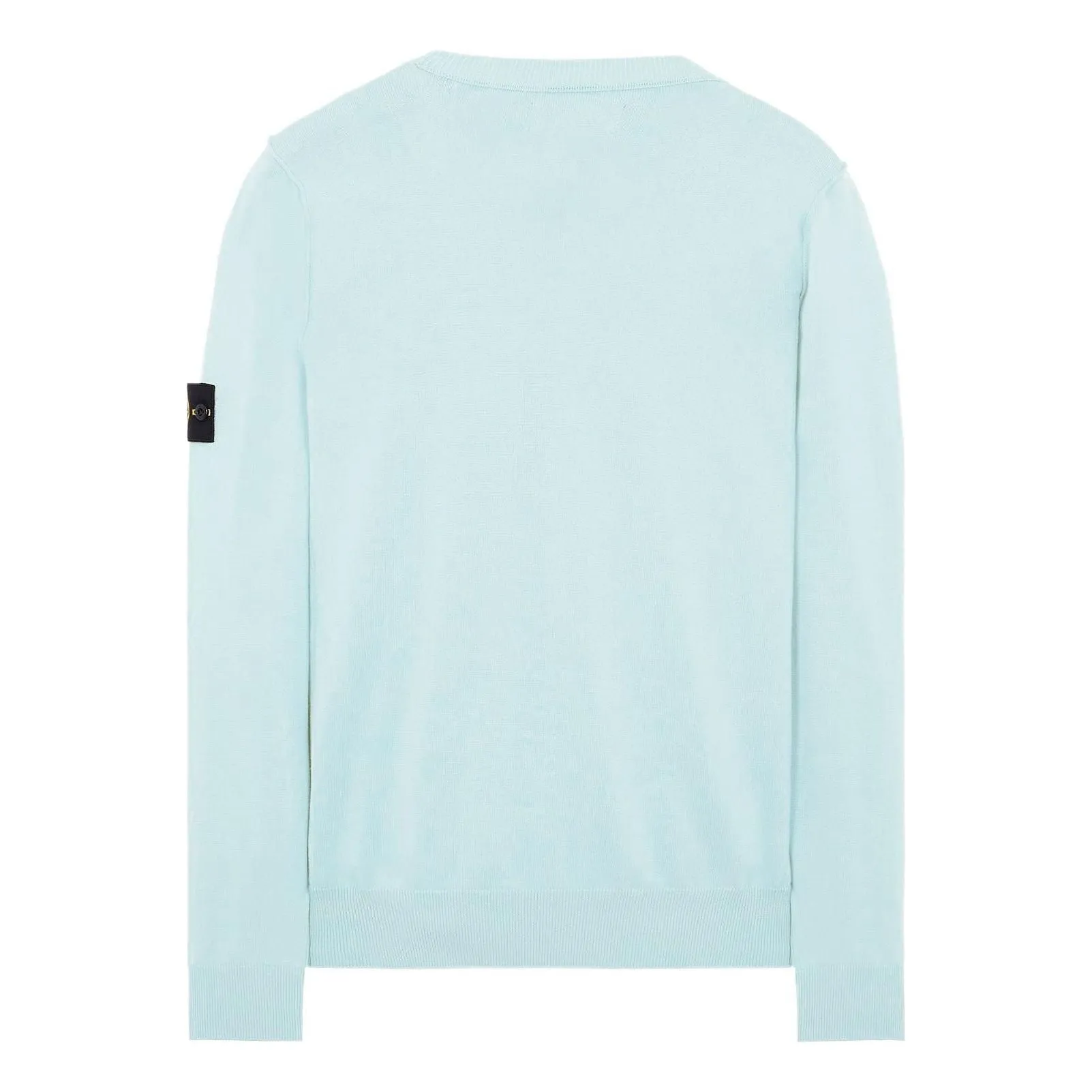 STONE ISLAND Soft Cotton Crewneck Knit 'Aqua' 7615540B2-V0044 sold by KicksCrew product image thumbnail 2