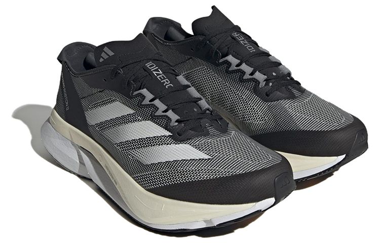 Adidas Adizero Boston 12 Wide 'Black Carbon' H03613 sold by KicksCrew product image thumbnail 3