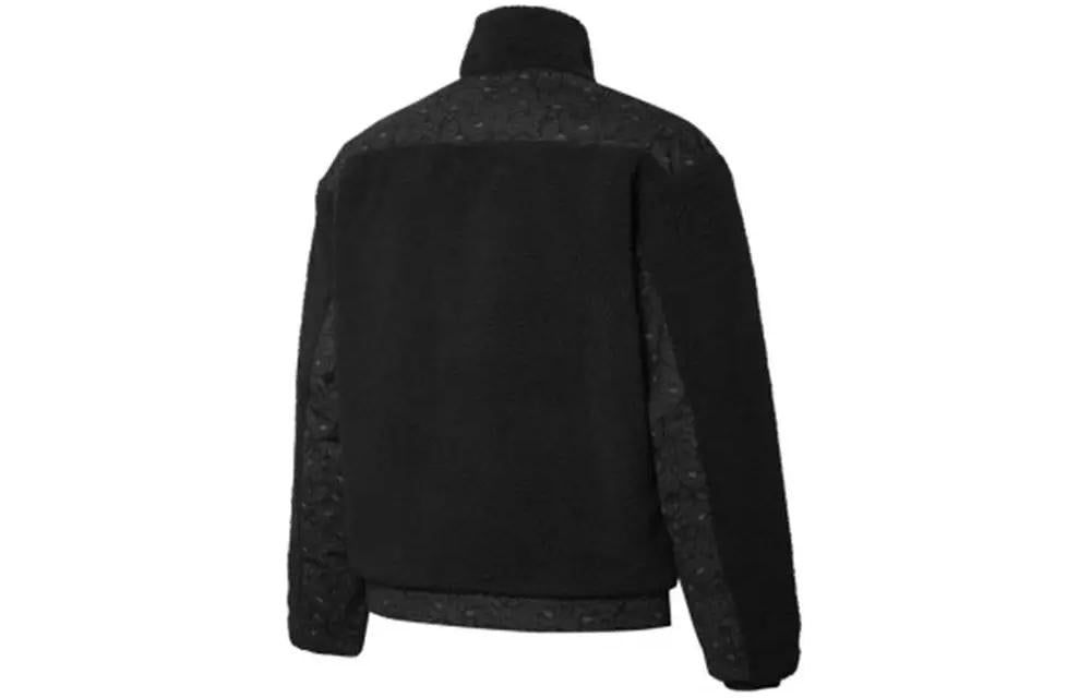PUMA Logo Teddy Coat 'Black' 534976-01 sold by KicksCrew product image thumbnail 2