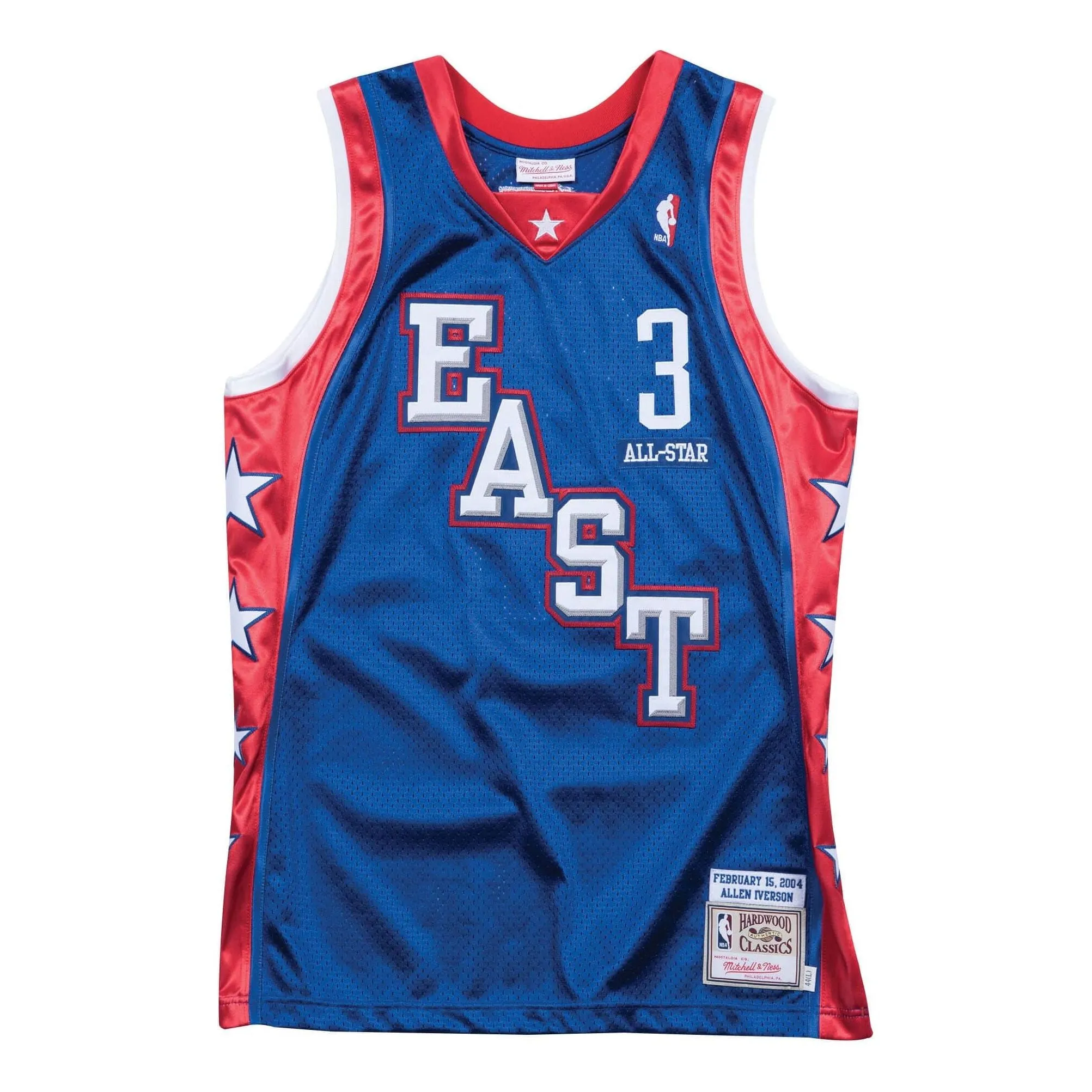 Mitchell & Ness x NBA All-Star East 2004 Jerseys 'Allen Iverson 03' AJY4CP19117-ASEROYA04AIV sold by KicksCrew