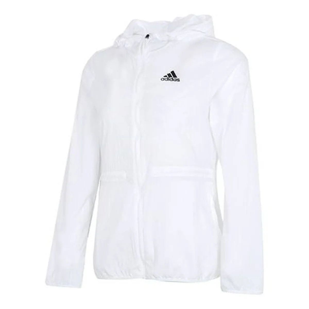 (WMNS) adidas Breathable Lightweight Jacket 'White' GQ0628 sold by KicksCrew