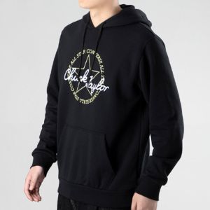 Converse Deconstructed Chuck Patch Pullover Hoodie 'Black' 10022265-A01 sold by KicksCrew