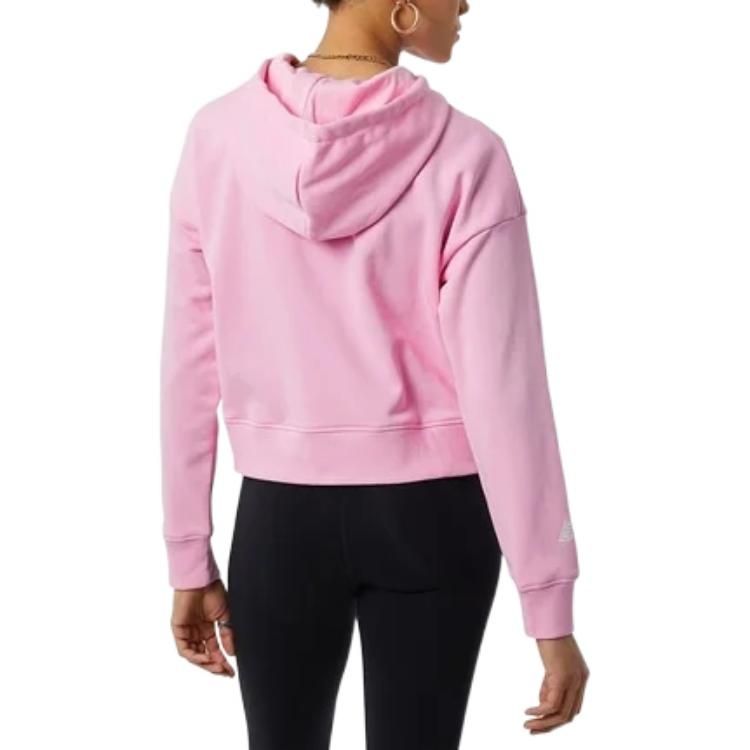 (WMNS) New Balance Essentials Hoodie 'Orbit Pink' WT23512-OTP sold by KicksCrew product image thumbnail 2