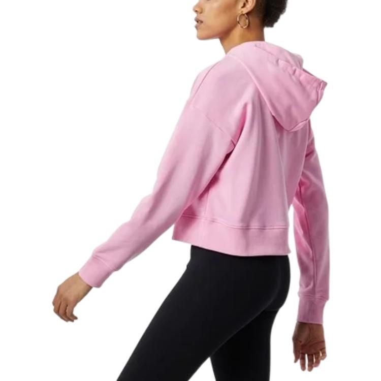 (WMNS) New Balance Essentials Hoodie 'Orbit Pink' WT23512-OTP sold by KicksCrew product image thumbnail 3