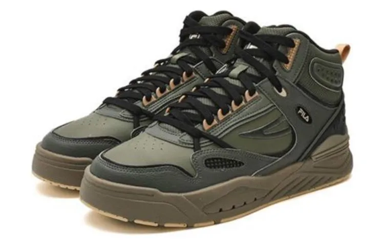 FILA Slam Mid Skate Shoes 'Green Black' F12M341212FBT sold by KicksCrew product image thumbnail 3