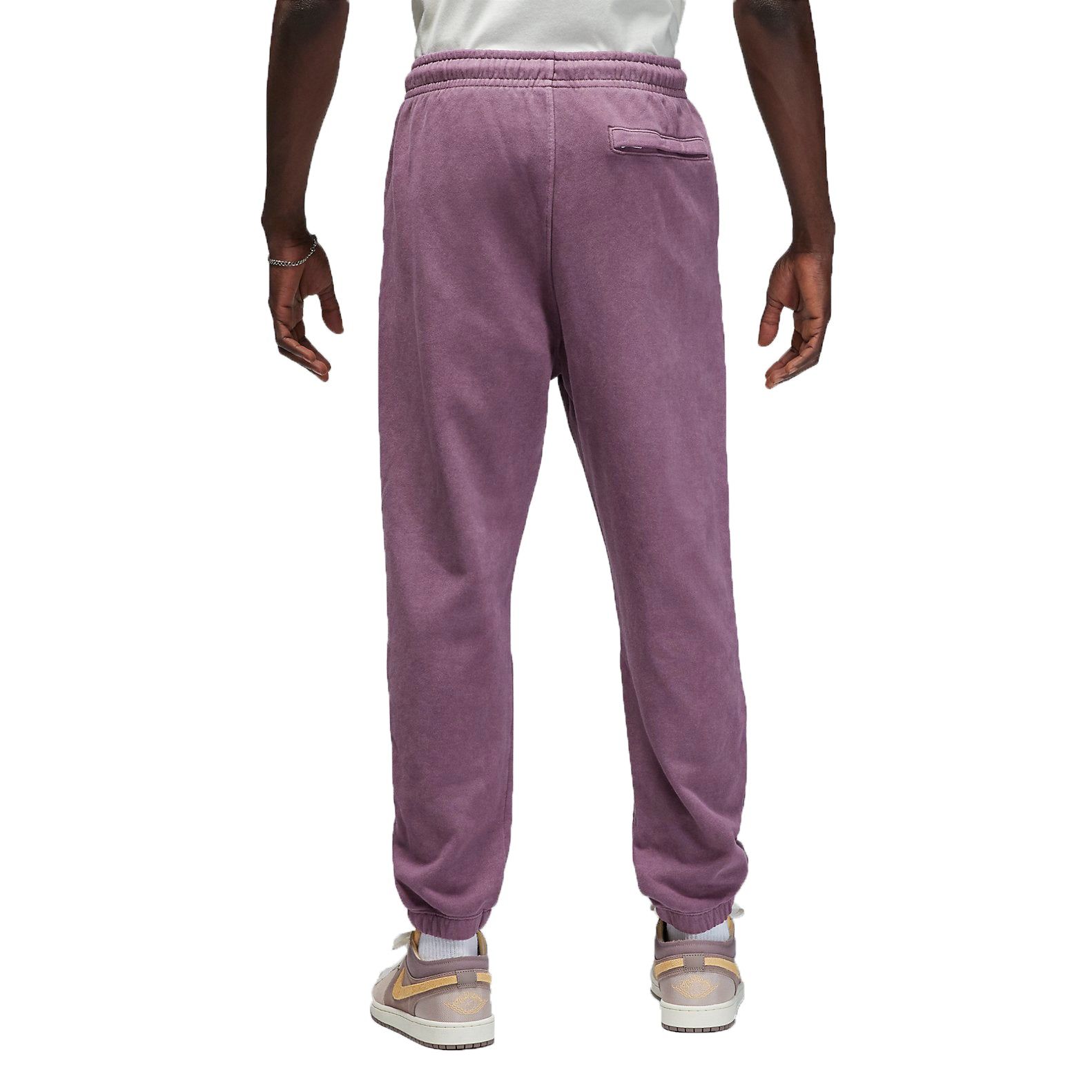 Air Jordan Essentials Fleece Washed Pants 'Mauve' FB7298-508 sold by KicksCrew product image thumbnail 2
