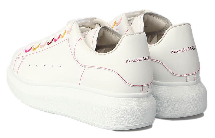 (WMNS) Alexander McQueen Oversized Sneaker 'White Rainbow' 553770WHZ4S9466 sold by KicksCrew product image thumbnail 4