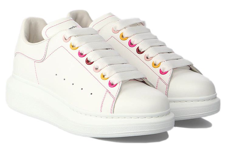 (WMNS) Alexander McQueen Oversized Sneaker 'White Rainbow' 553770WHZ4S9466 sold by KicksCrew product image thumbnail 3