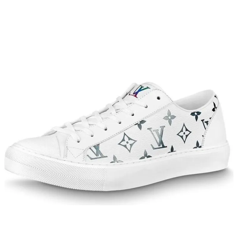 LOUIS VUITTON Tattoo Sneakers 'White with Colorful Monogram' 1A8KHO sold by KicksCrew