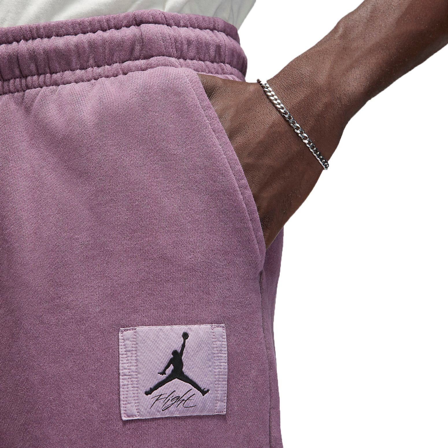 Air Jordan Essentials Fleece Washed Pants 'Mauve' FB7298-508 sold by KicksCrew product image thumbnail 3