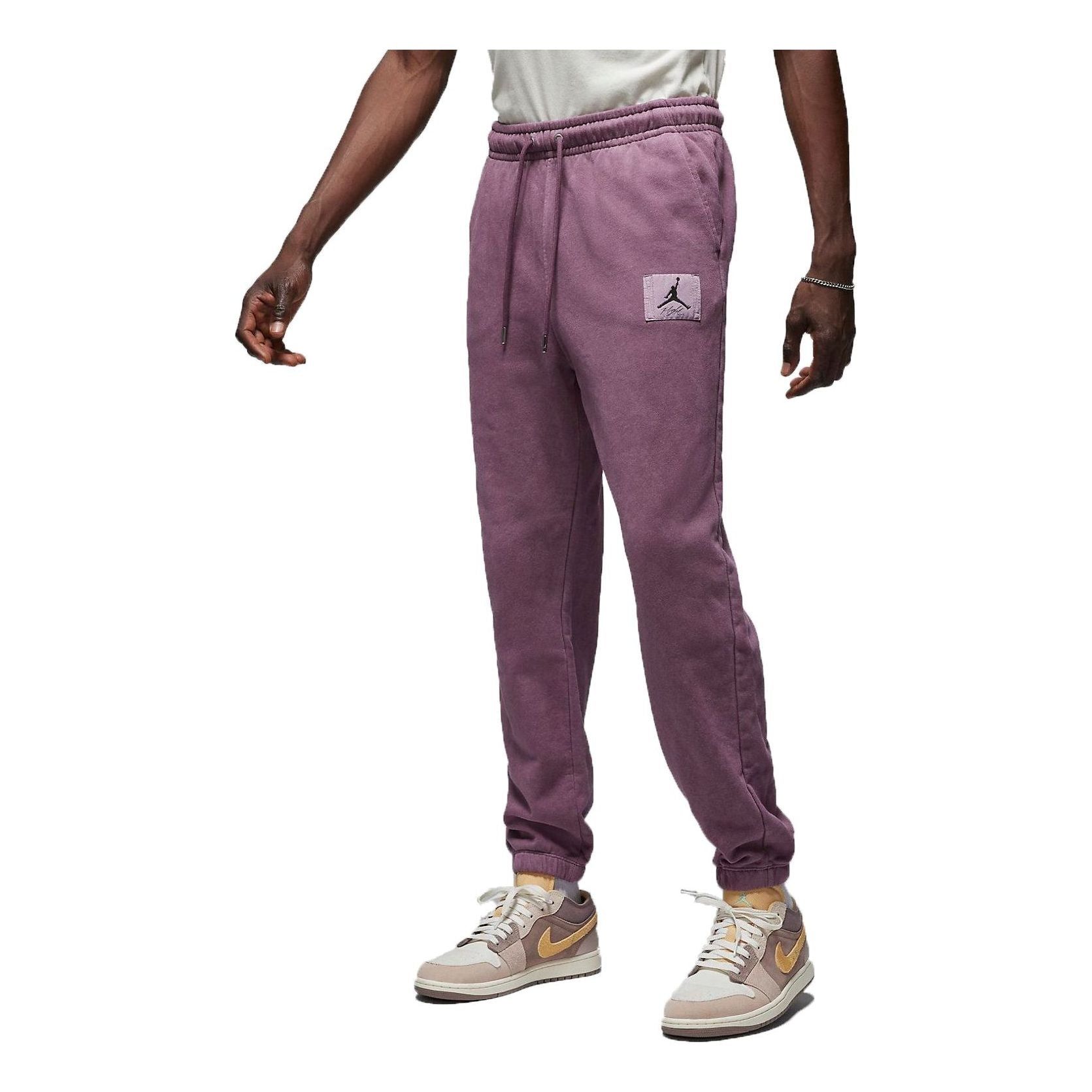 Air Jordan Essentials Fleece Washed Pants 'Mauve' FB7298-508 sold by KicksCrew