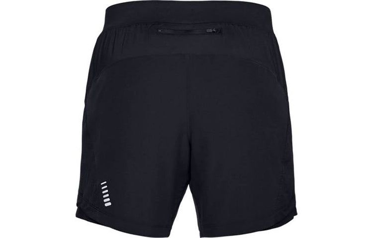 Under Armour Qualifier SpeedPocket 7 inch Shorts 'Black' 1326600-001 sold by KicksCrew product image thumbnail 2