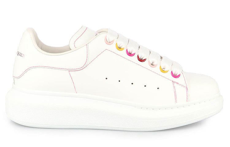 (WMNS) Alexander McQueen Oversized Sneaker 'White Rainbow' 553770WHZ4S9466 sold by KicksCrew product image thumbnail 2