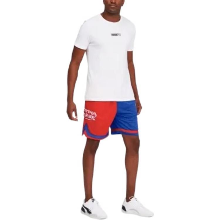 Puma Super Mario Shorts 'Blue Red White' 589100-01 sold by KicksCrew product image thumbnail 3