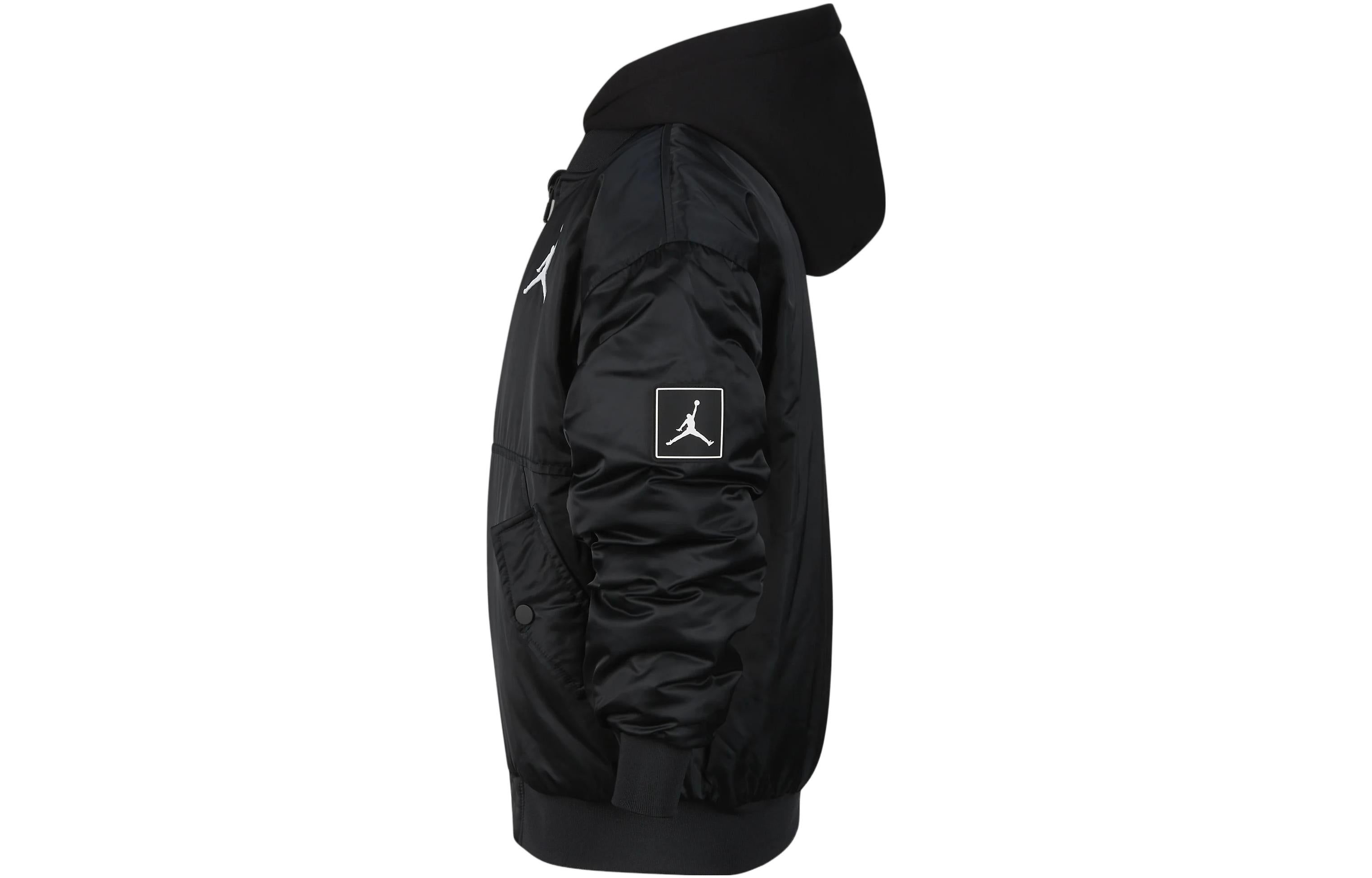 (GS) Air Jordan Logo Jacket 'Black' FV2632-010 sold by KicksCrew product image thumbnail 4