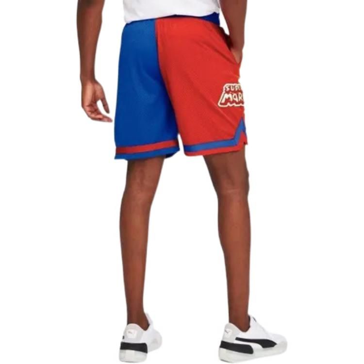 Puma Super Mario Shorts 'Blue Red White' 589100-01 sold by KicksCrew product image thumbnail 5