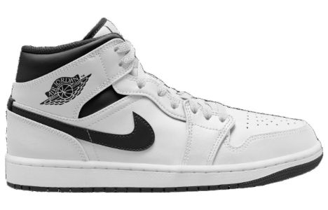 Air Jordan 1 Mid 'White Black' DQ8426-132 sold by KicksCrew