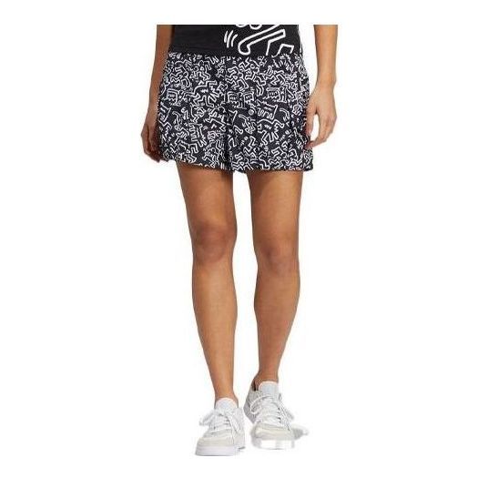 (WMNS) Adidas Neo X Keith Haring Shorts 'Black White' HD7263 sold by KicksCrew