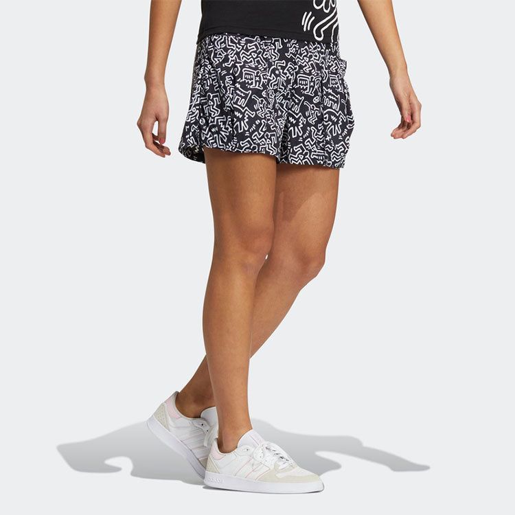 (WMNS) Adidas Neo X Keith Haring Shorts 'Black White' HD7263 sold by KicksCrew product image thumbnail 2