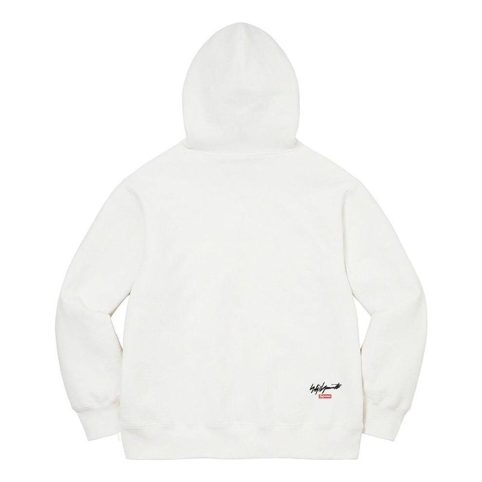 Supreme x Yohji Yamamoto Tekken Hooded Sweatshirt 'White Red' SUP-FW22-412 sold by KicksCrew product image thumbnail 2