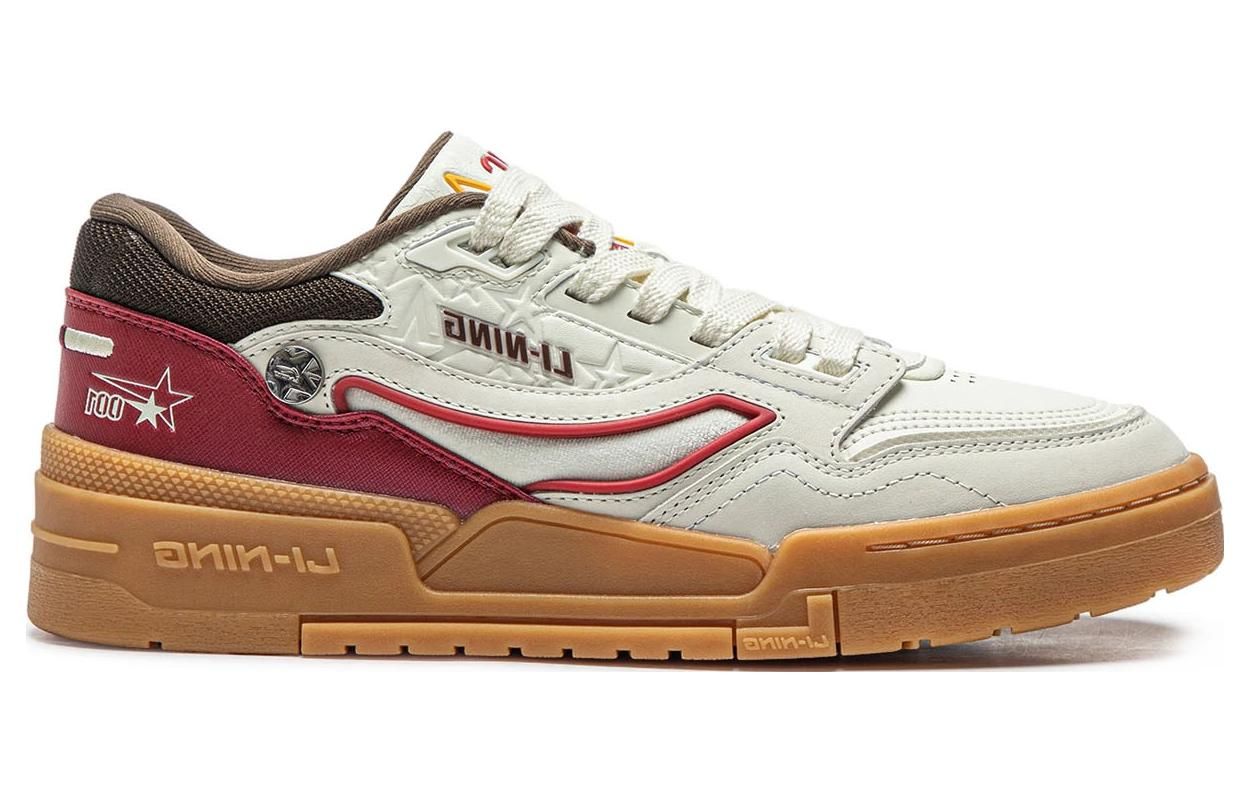 Li-Ning 001 BTC Premium 'White Red Gum' AGCT495-1 sold by KicksCrew product image thumbnail 2