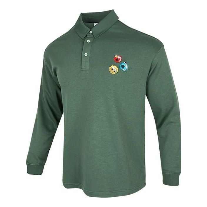 Adidas Neo U JF SS Long Sleeves Polo Shirts 'Grean' HM9951 sold by KicksCrew