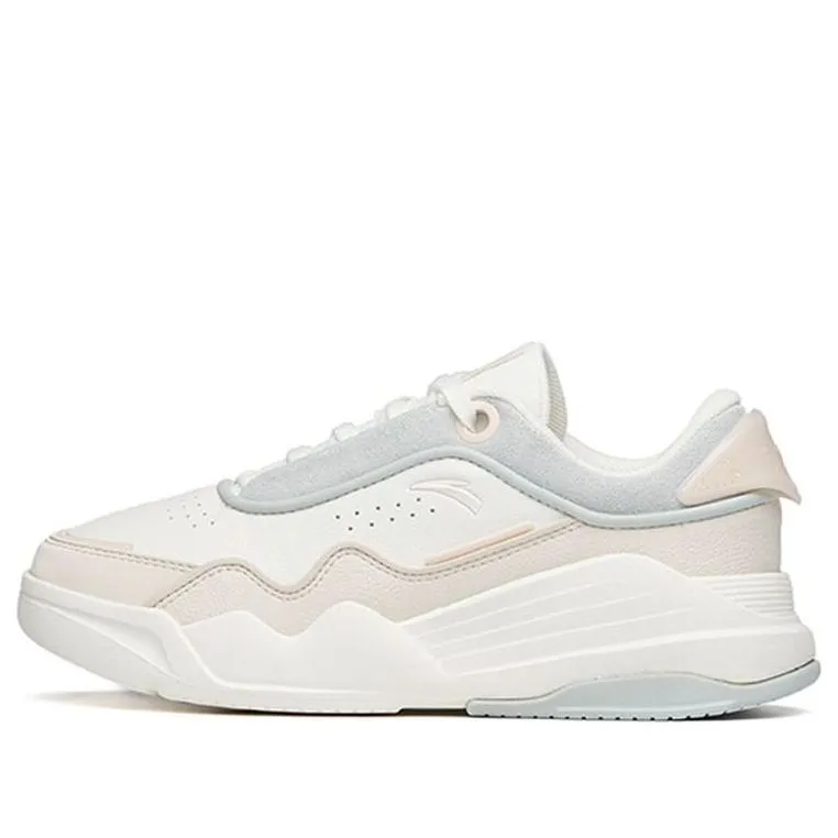 (WMNS) ANTA Life Series Sneakers Platform 'White Beige Grey' 922228093-1 sold by KicksCrew
