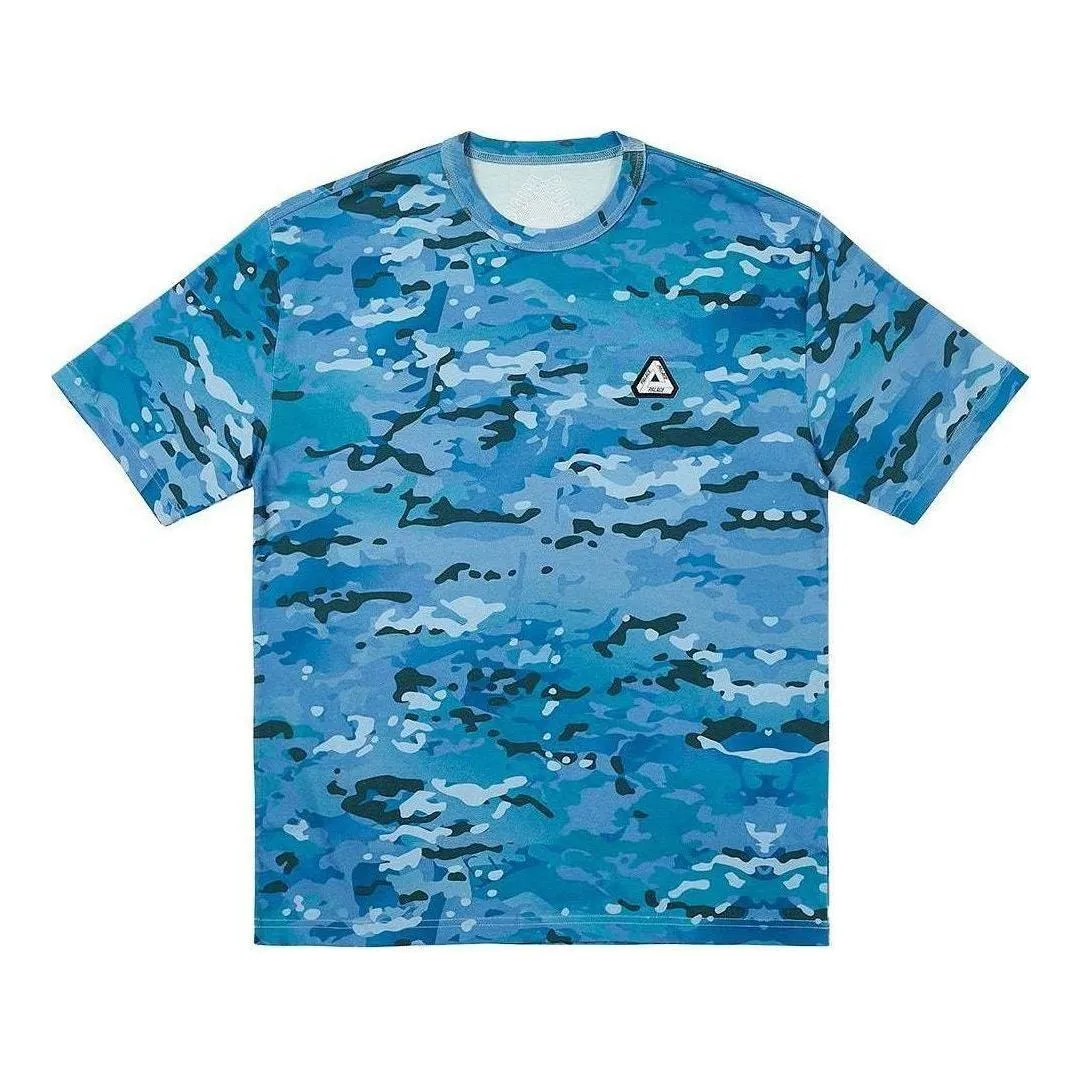 Palace Sofar T-shirt 'Blue Digi Camo' P26TS118 sold by KicksCrew