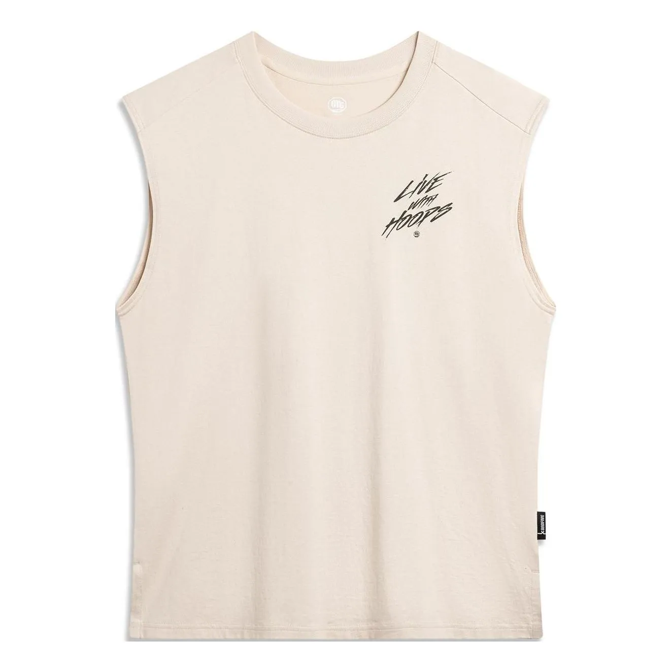 Li-Ning BadFive Graphic Tank 'Beige' AVSU443-1 sold by KicksCrew