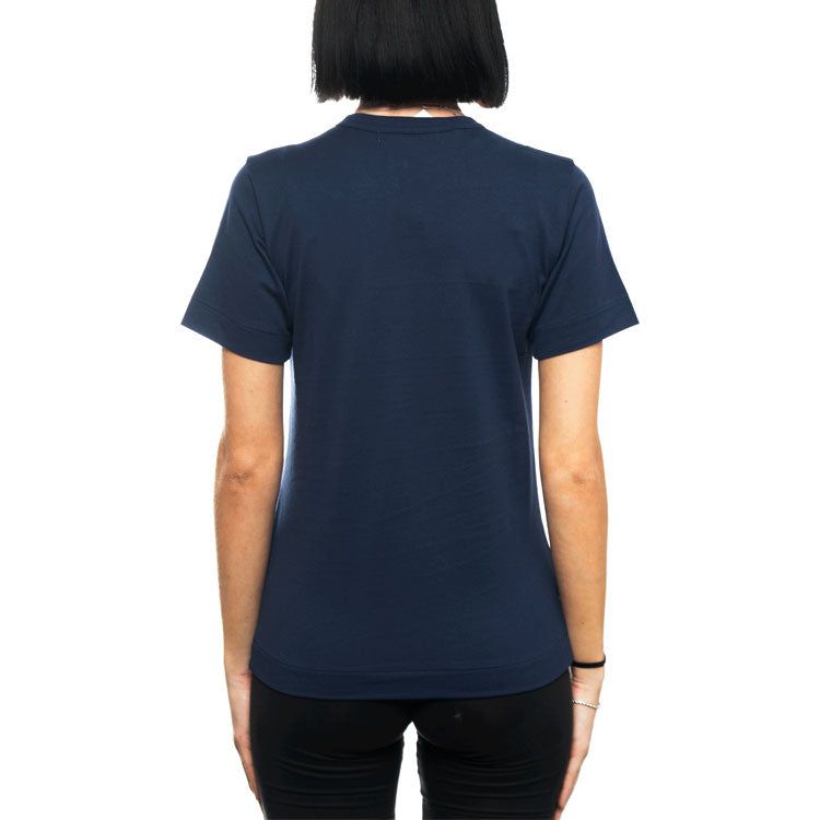 (WMNS) COMME des GARCONS PLAY Basic T-Shirt Gold Emblem 'Navy' AZ-T215-051-2 sold by KicksCrew product image thumbnail 3