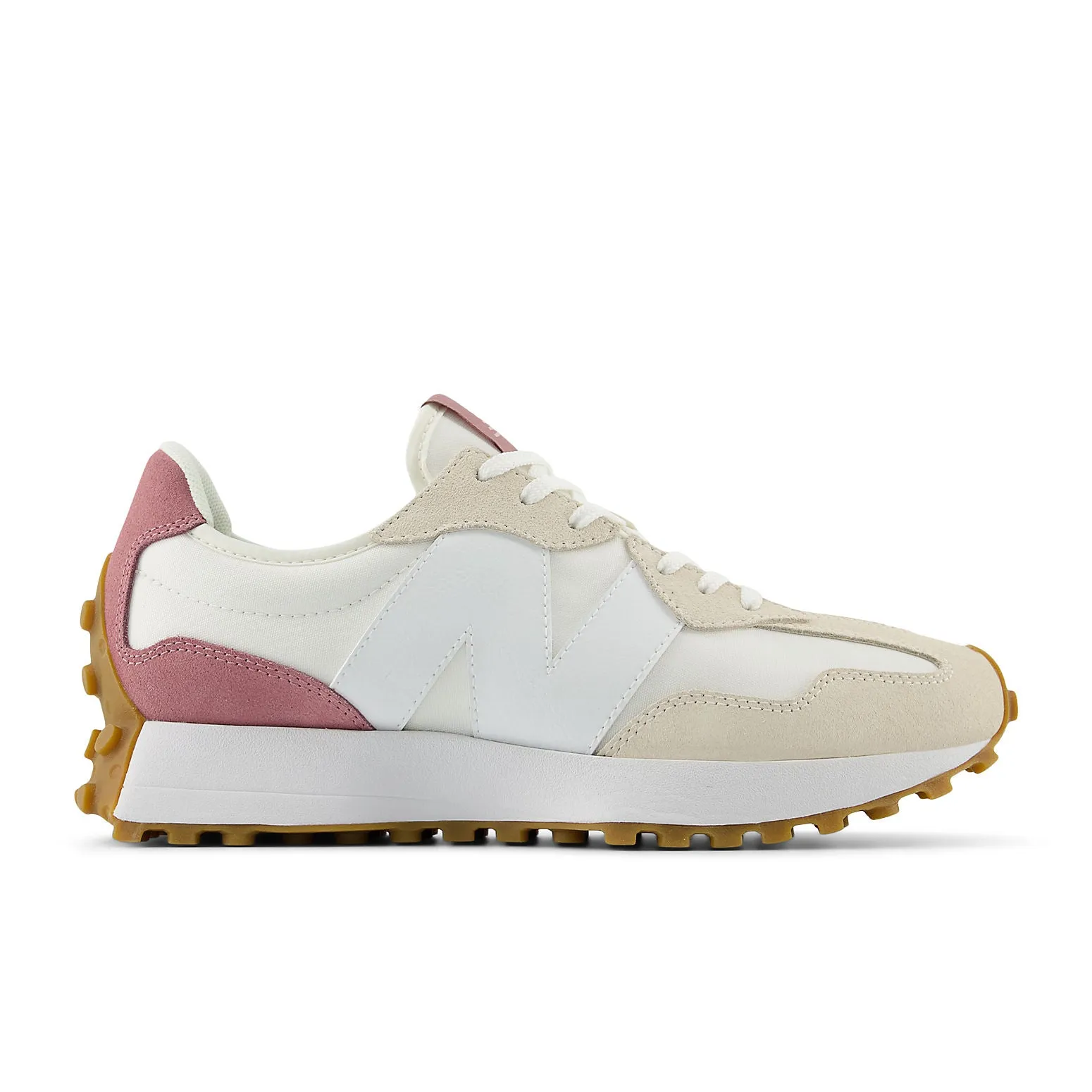 (WMNS) New Balance 327 Shoes 'White Pink' WS327FSR sold by KicksCrew product image thumbnail 2