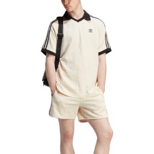 adidas originals Adicolor Classics Waffle Polo Shirt 'Beige' HA9311 sold by KicksCrew