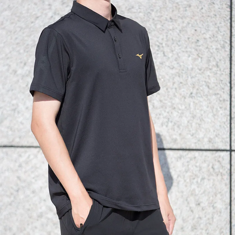 Mizuno Quick Dry Polo Shirt 'Black' P2CC23Z5 sold by KicksCrew product image thumbnail 5