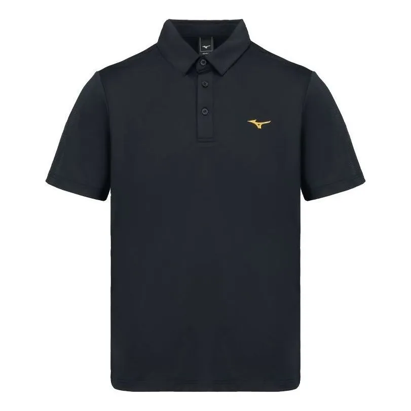 Mizuno Quick Dry Polo Shirt 'Black' P2CC23Z5 sold by KicksCrew