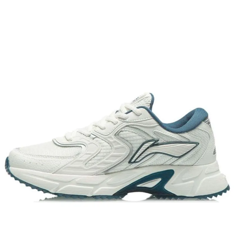 Li-Ning Retro Running Shoes 'White Teal' ARLR013-1 sold by KicksCrew