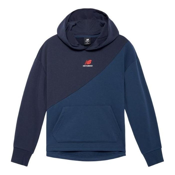 (WMNS) New Balance Essentials New Wave Hoodie 'Natural Indigo' WT23559-NGO sold by KicksCrew