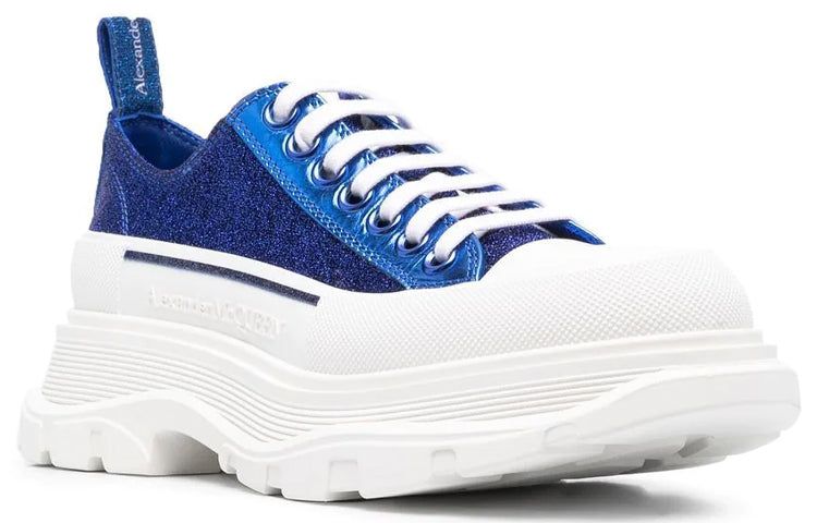 (WMNS) Alexander McQueen Tread Slick Sneakers 'Royal Blue White' 685707W4SG24521 sold by KicksCrew product image thumbnail 2